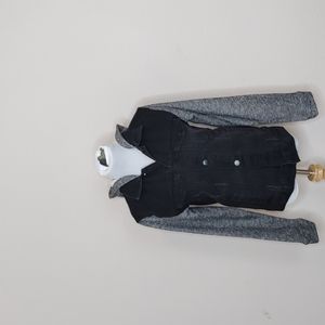 Original use. Black Tie hoodie and buttons size XS
